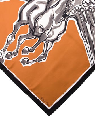 Hermès Libre Comme Pegase Silk Scarf