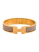 Hermès Enamel Clic H Bangle Bracelet