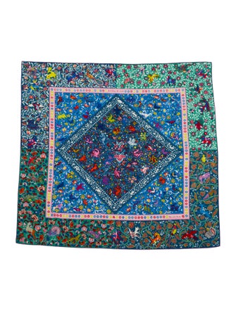 Hermès Jardins de Soie Shawl