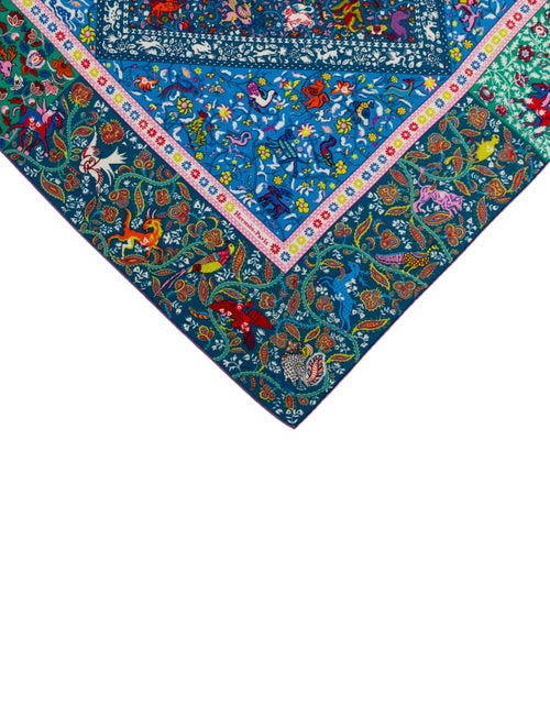 Hermès Jardins de Soie Shawl