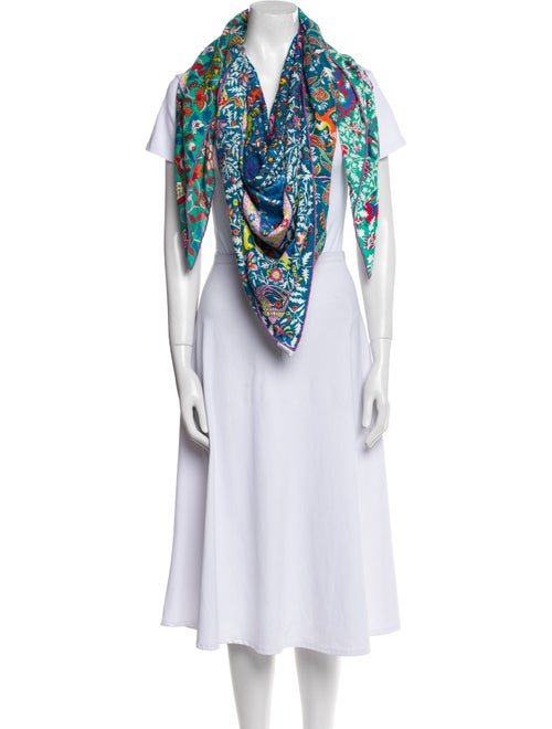 Hermès Jardins de Soie Shawl