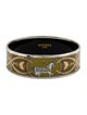 Hermès Wide Enamel Bangle Bracelet