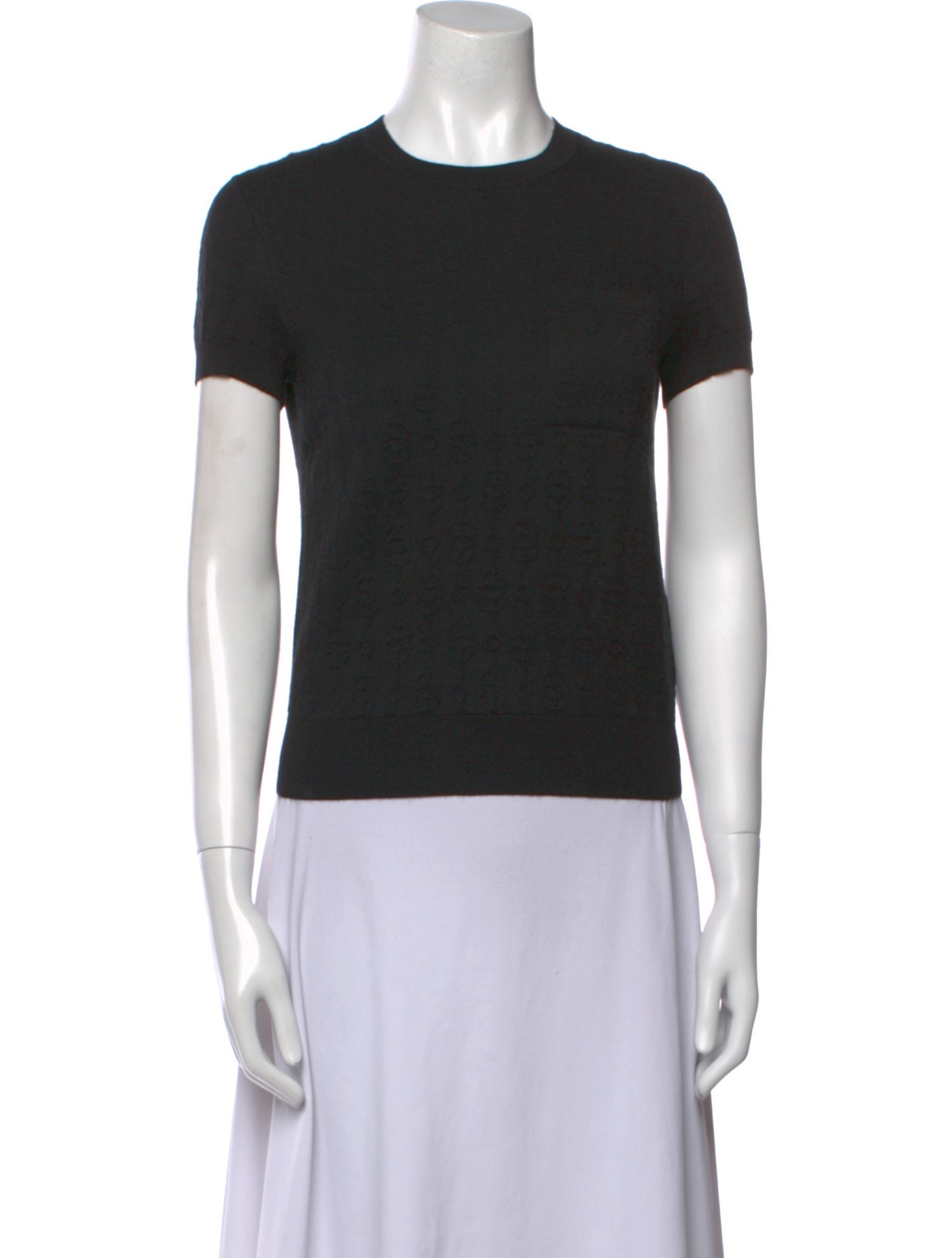 Hermès Cashmere Crew Neck T-Shirt