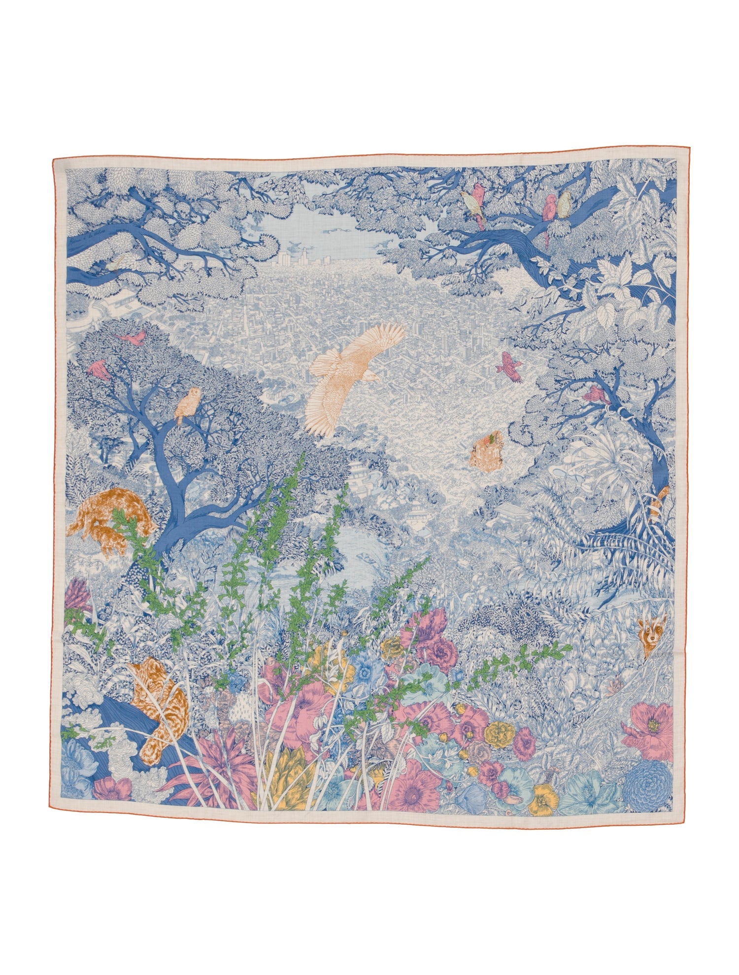 Hermès Retour a la Nature Cashmere Shawl