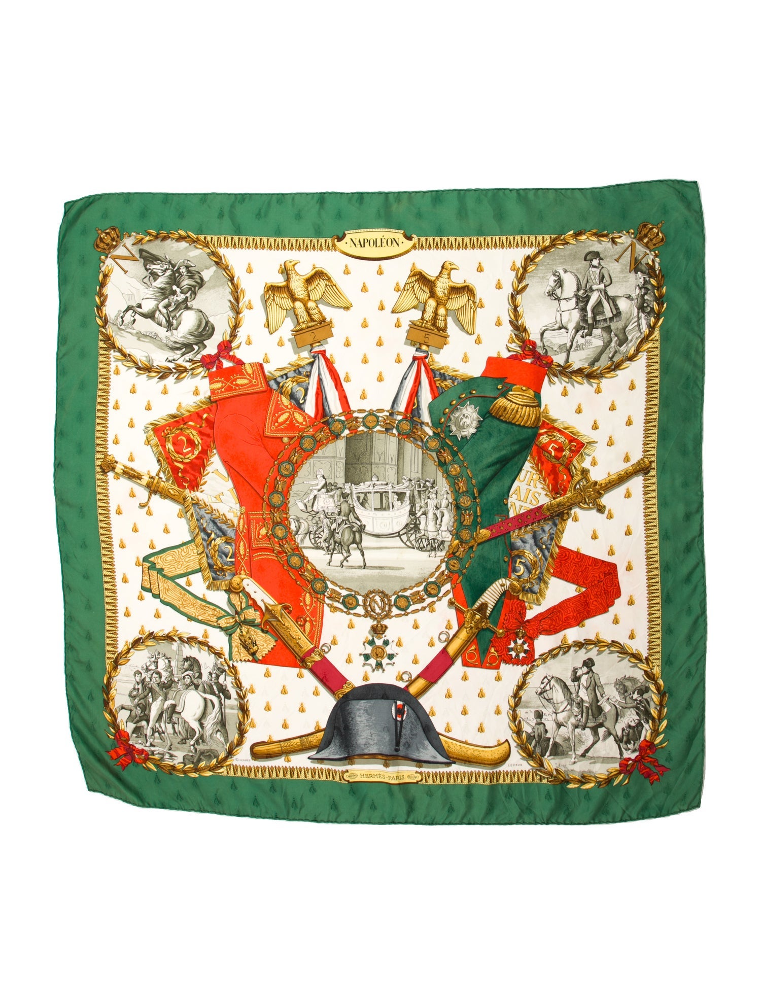 Hermès Napoléon Jacquard Silk Scarf