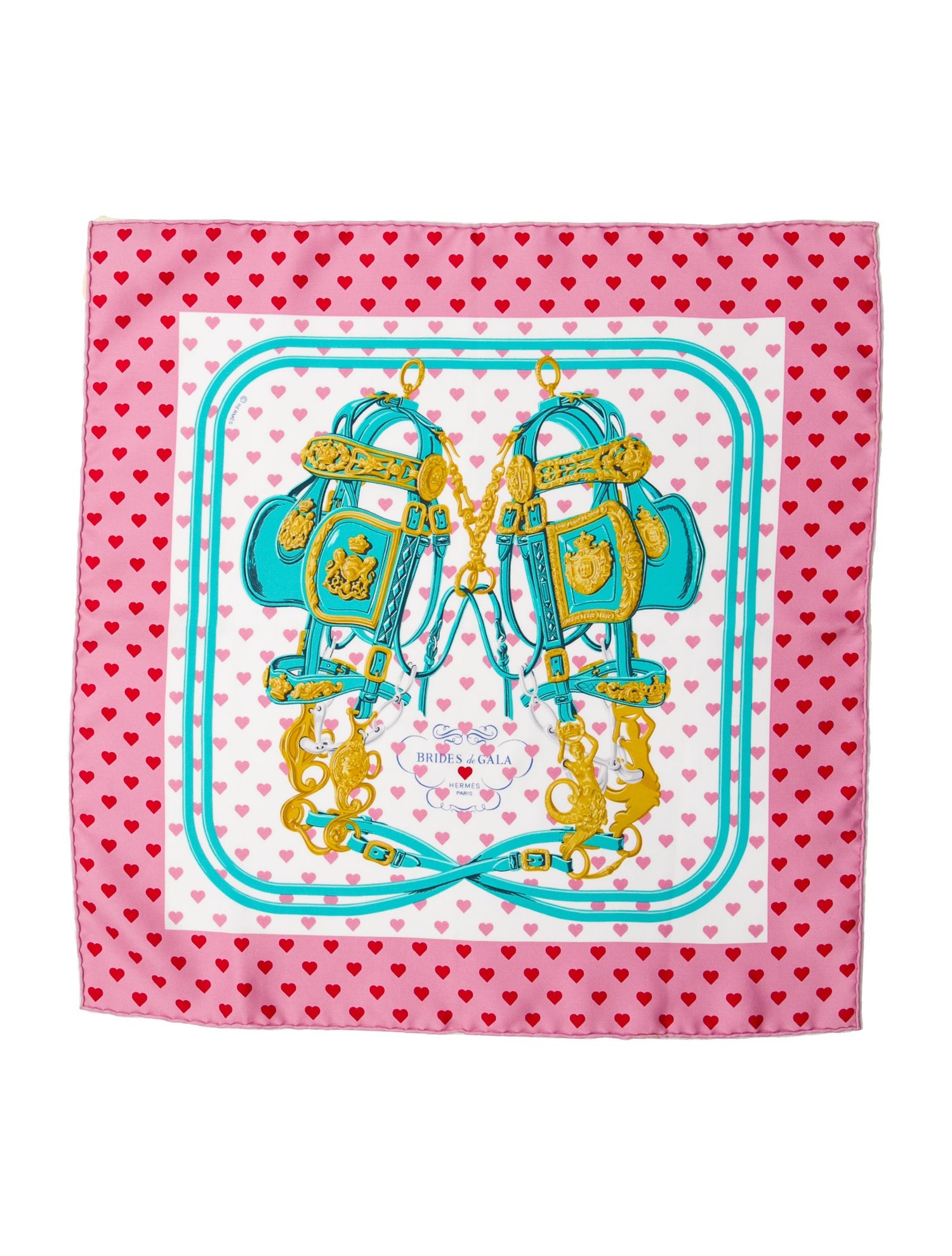 Hermès Brides de Gala Love Silk Scarf w/ Tags