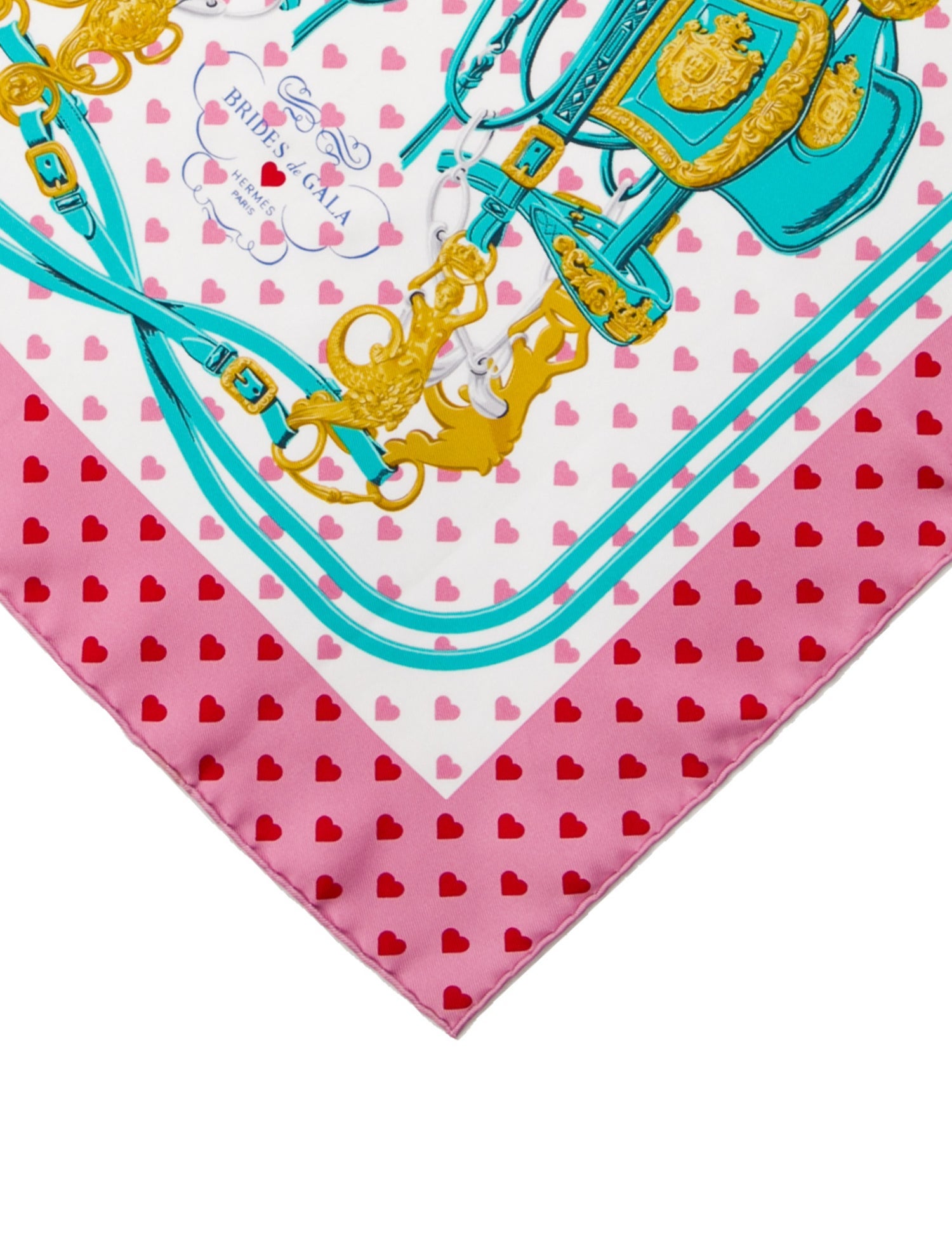 Hermès Brides de Gala Love Silk Scarf w/ Tags