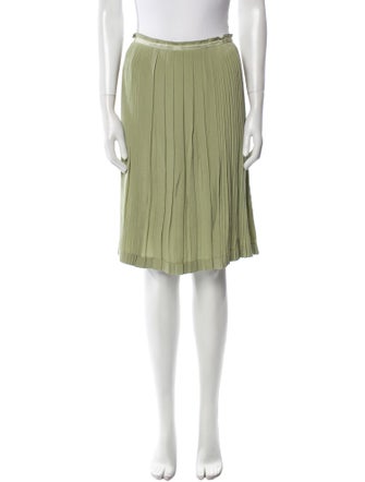 Hermès Silk Knee-Length Skirt