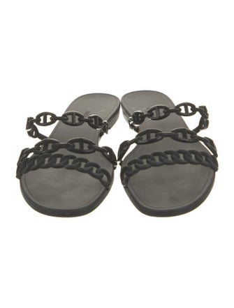 Hermès Rivage Chaîne d'Ancre Insignia Slides