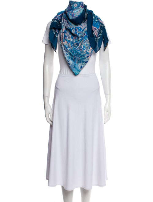 Hermès Aux Portes du Palais Silk Shawl