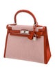 Hermès 2023 Toile Quadrille Kelly II Sellier 28