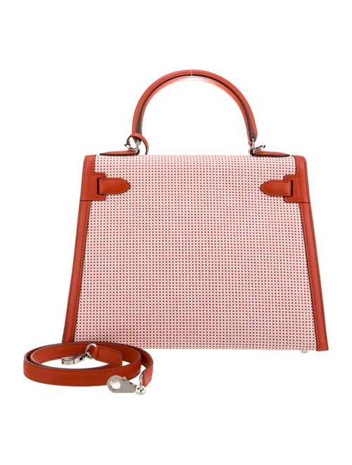 Hermès 2023 Toile Quadrille Kelly II Sellier 28