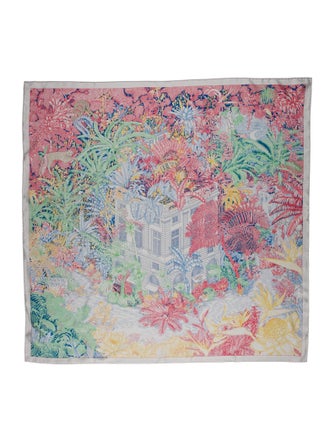 Hermès Faubourg Tropical Silk Scarf