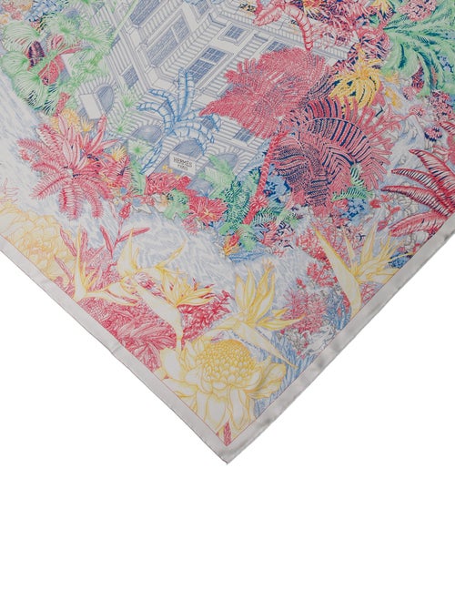 Hermès Faubourg Tropical Silk Scarf