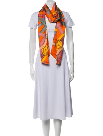 Hermès Cavalcadour Maxi Silk Twilly Scarf