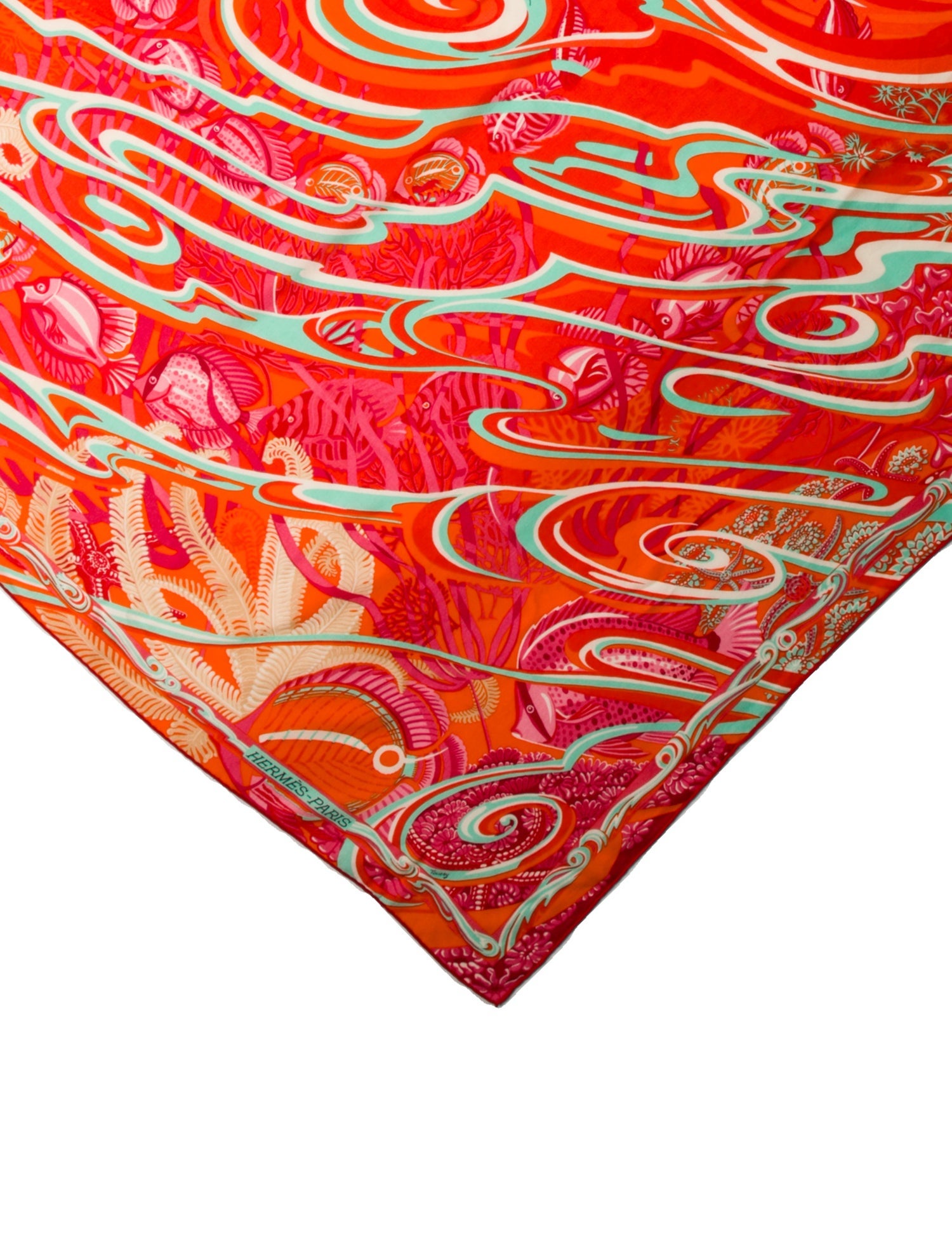 Hermès De La Mer Au Ciel Cashmere Shawl w/ Tags