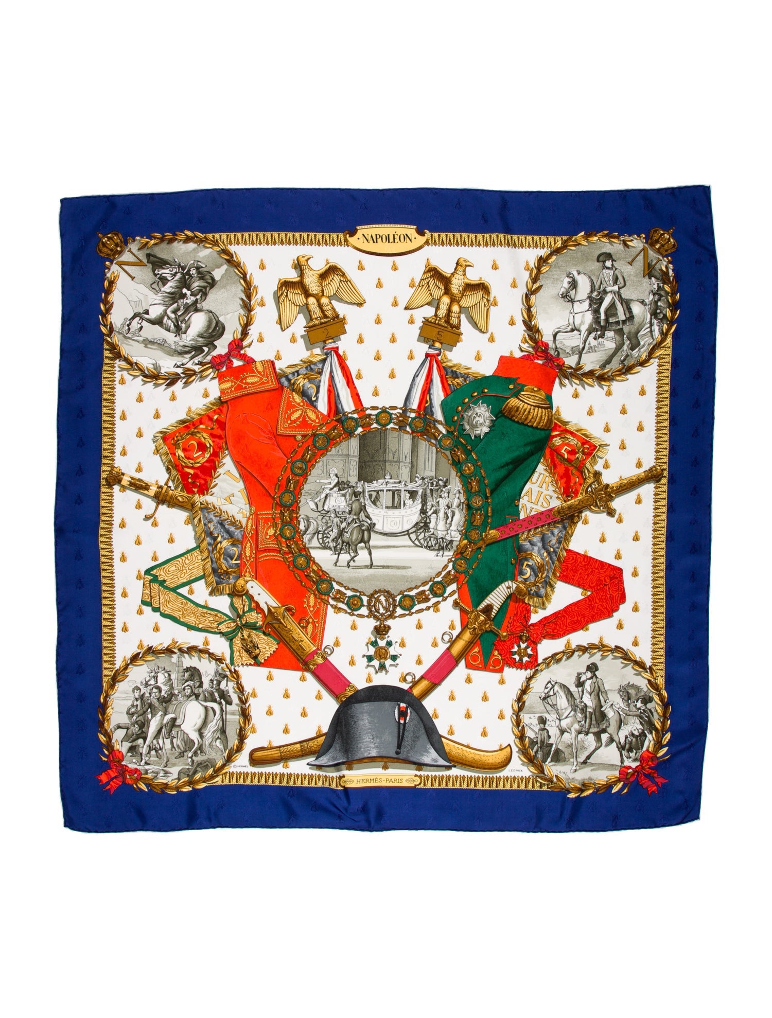 Hermès Napoléon Jacquard Silk Scarf