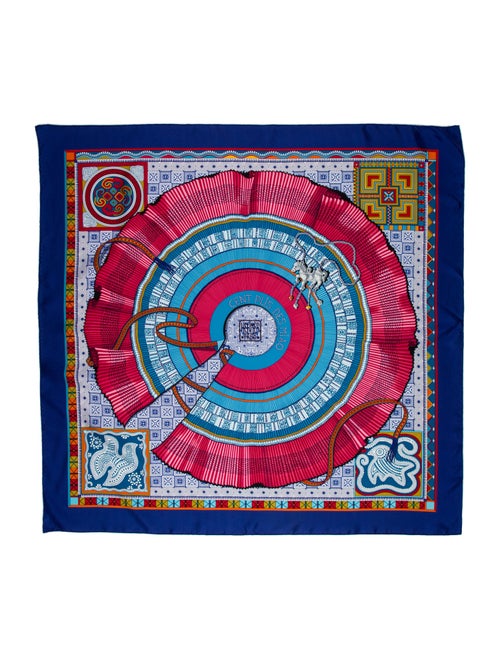 Hermès Cent Plis des Miao Silk Scarf