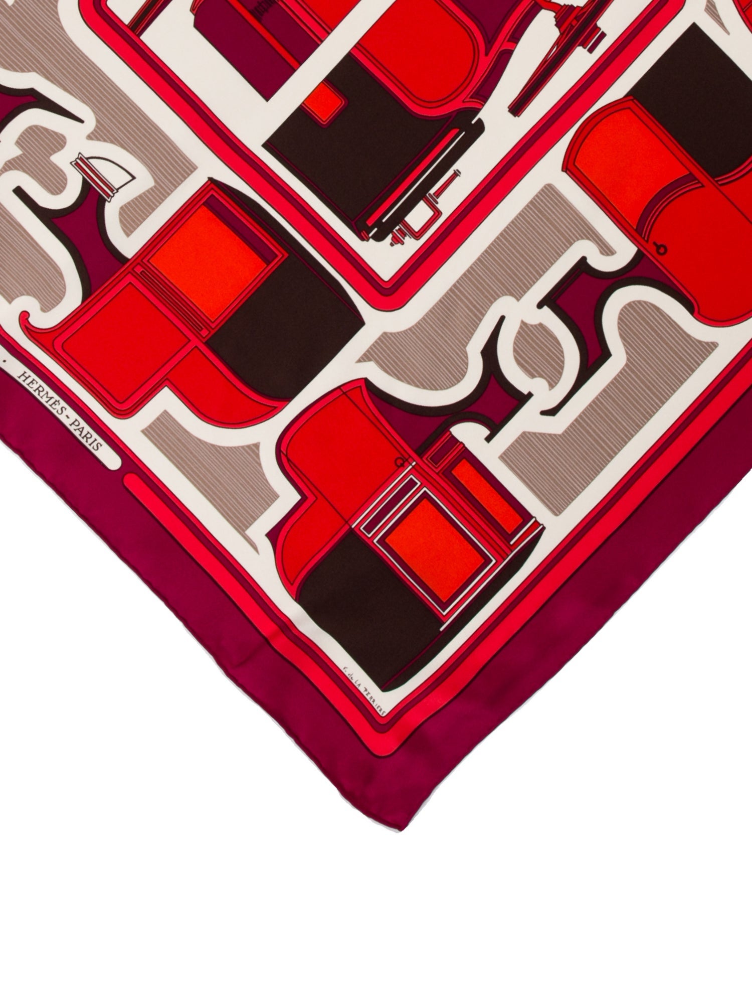 Hermès Les Coupes Silk Scarf