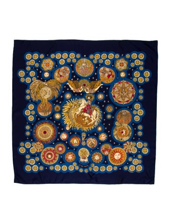Hermès Le Roy Soleil Silk Scarf