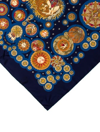 Hermès Le Roy Soleil Silk Scarf