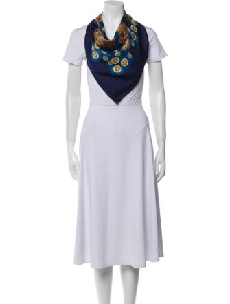 Hermès Le Roy Soleil Silk Scarf