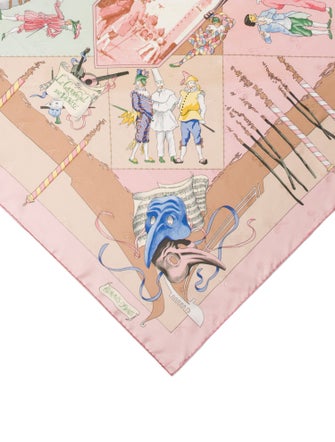 Hermès Le Carnaval de Venise Silk Scarf