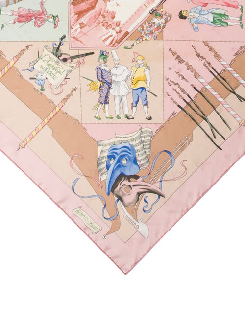 Hermès Le Carnaval de Venise Silk Scarf