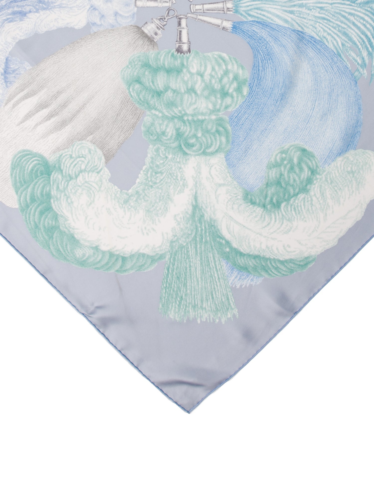 Hermès Plumets et Panaches Silk Scarf