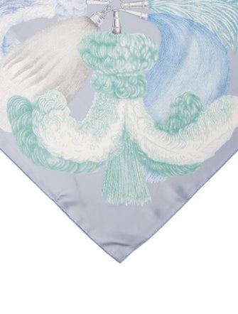 Hermès Plumets et Panaches Silk Scarf
