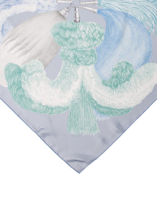 Hermès Plumets et Panaches Silk Scarf