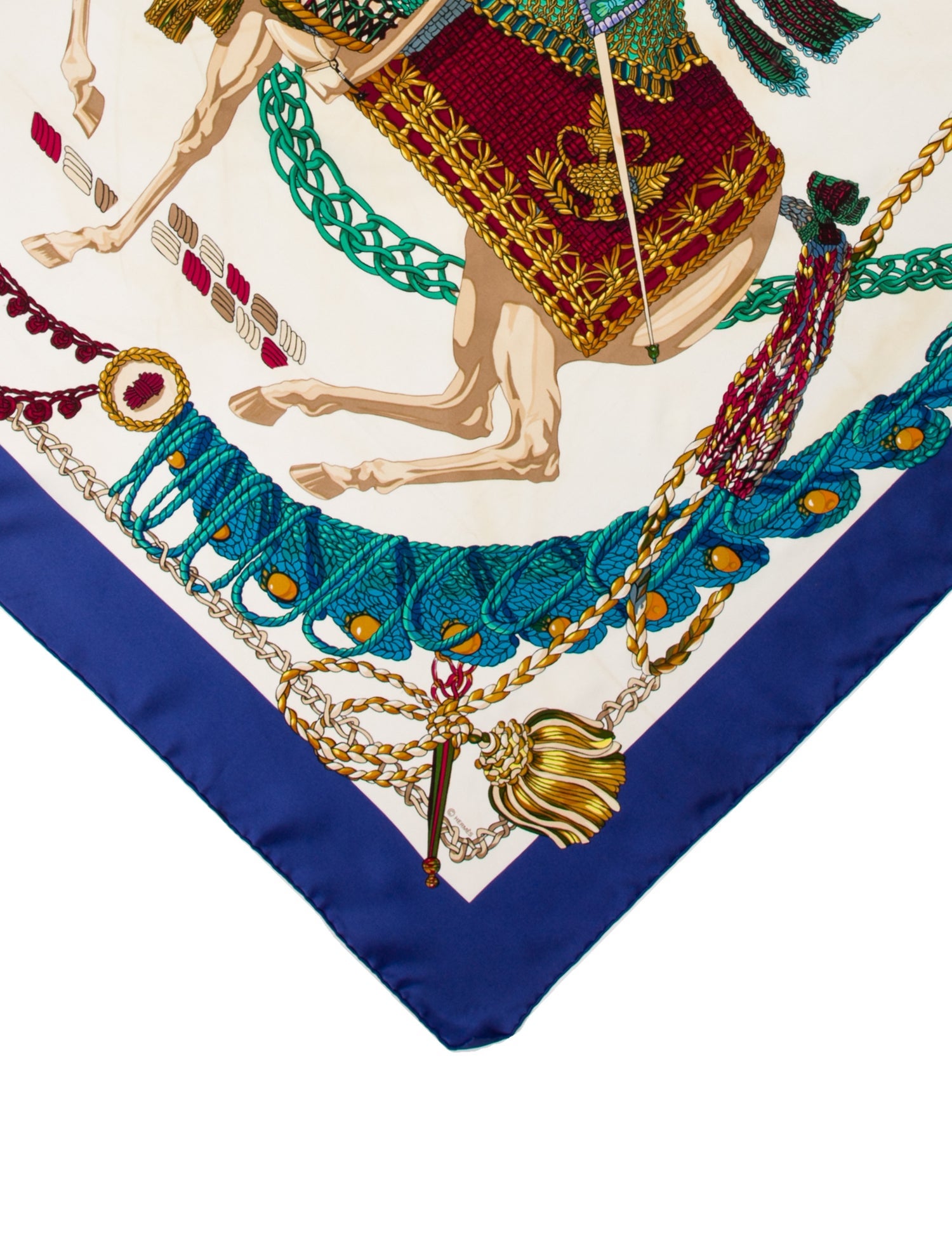 Hermès Le Timbalier Silk Scarf