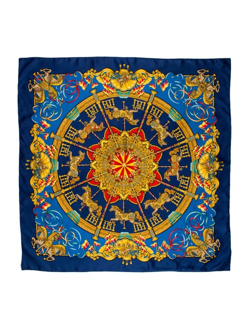 Hermès Luna Park Silk Scarf