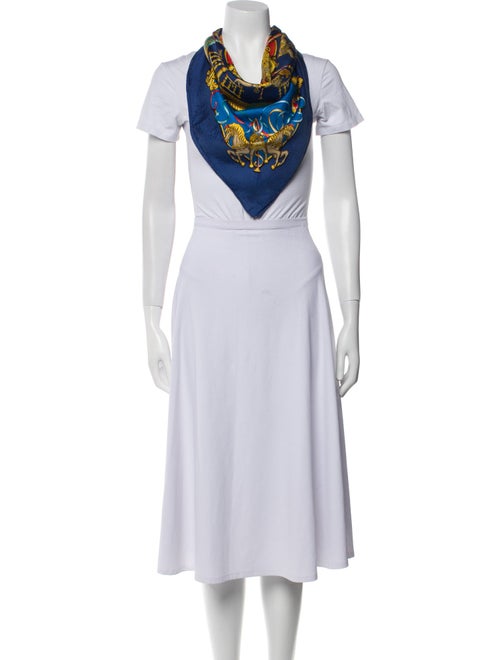 Hermès Luna Park Silk Scarf