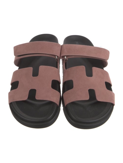 Hermès Chypre Suede Slides