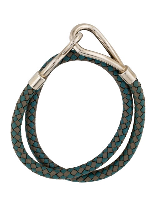 Hermès Leather Jumbo Hook Double Tour Bracelet