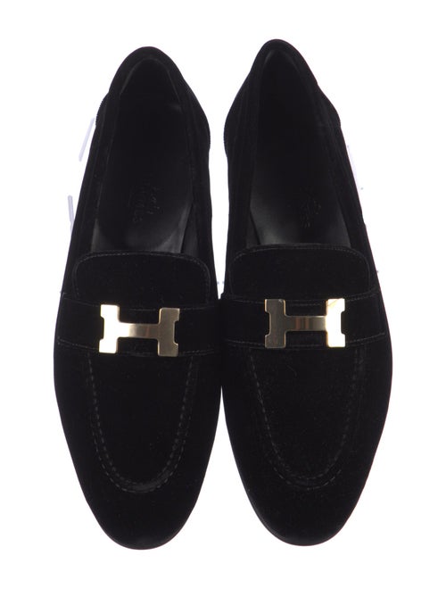 Hermès Paris H Logo Loafers