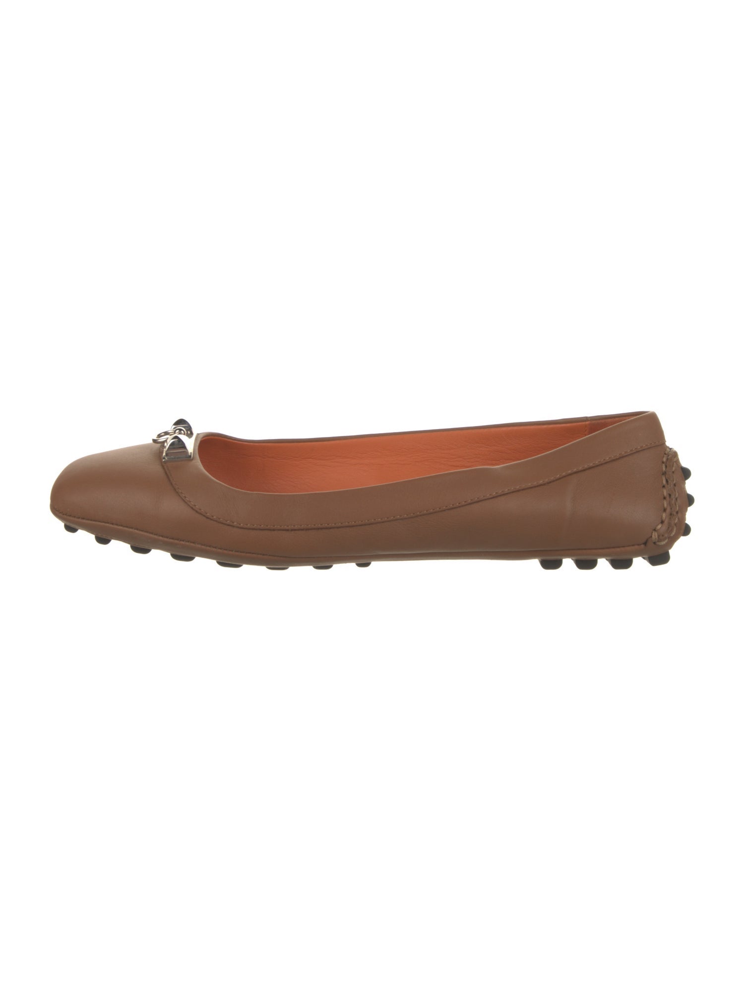 Hermès Liberty Leather Ballet Flats