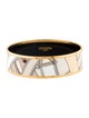 Hermès Wide Enamel Bangle Bracelet