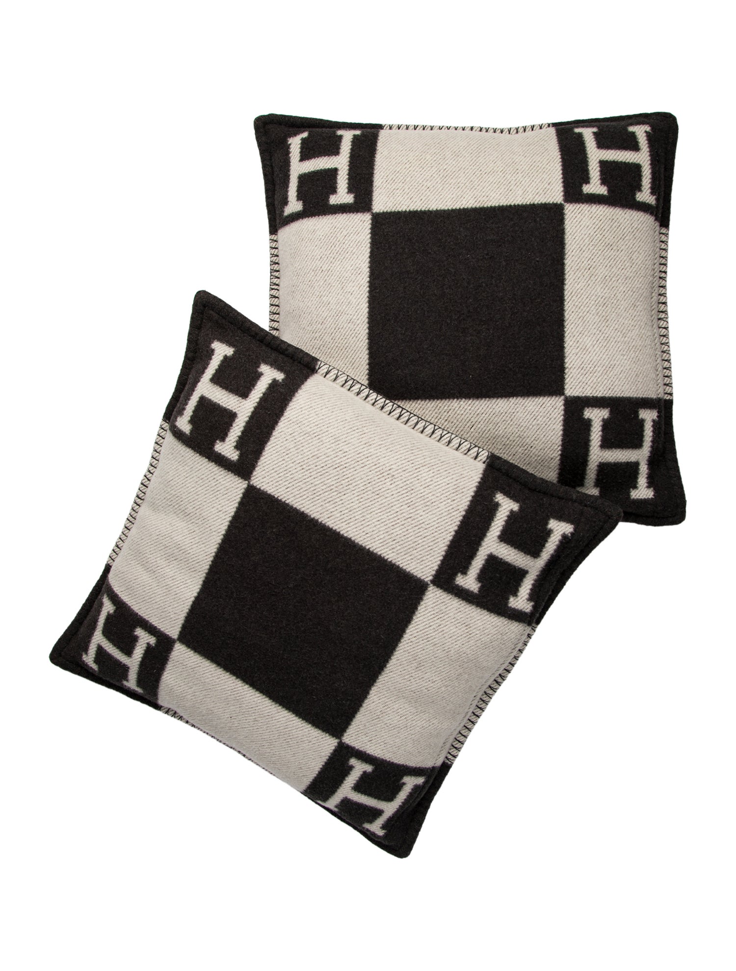 Hermès Pair of Avalon Throw Pillows