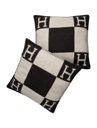 Hermès Pair of Avalon Throw Pillows
