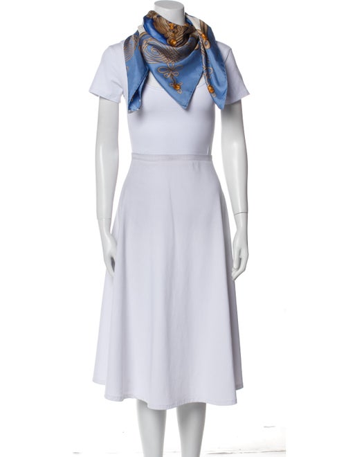 Hermès Brandebourgs Silk Scarf