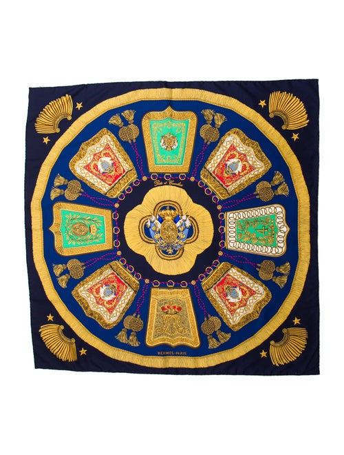 Hermès Poste et Cavalerie Silk Scarf