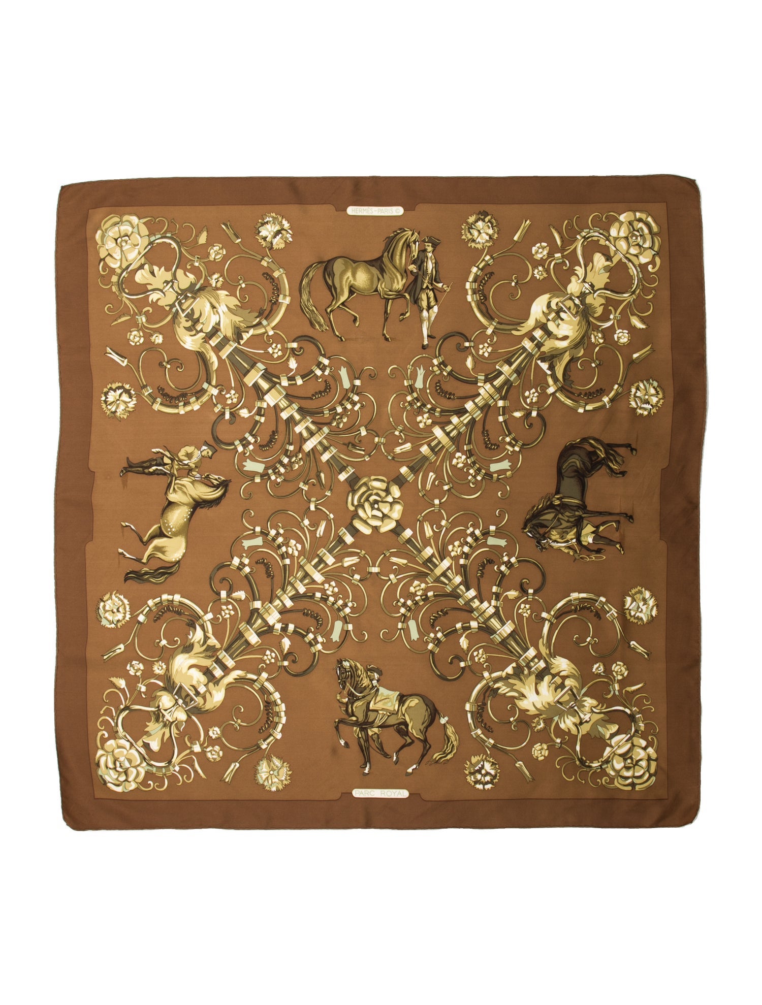 Hermès Parc Royal Silk Scarf