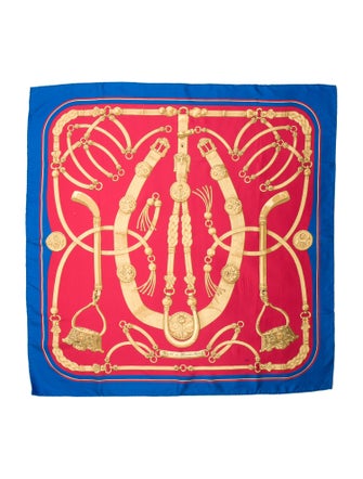 Hermès Gaucho Par Hermes Paris Silk Scarf