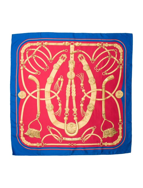 Hermès Gaucho Par Hermes Paris Silk Scarf