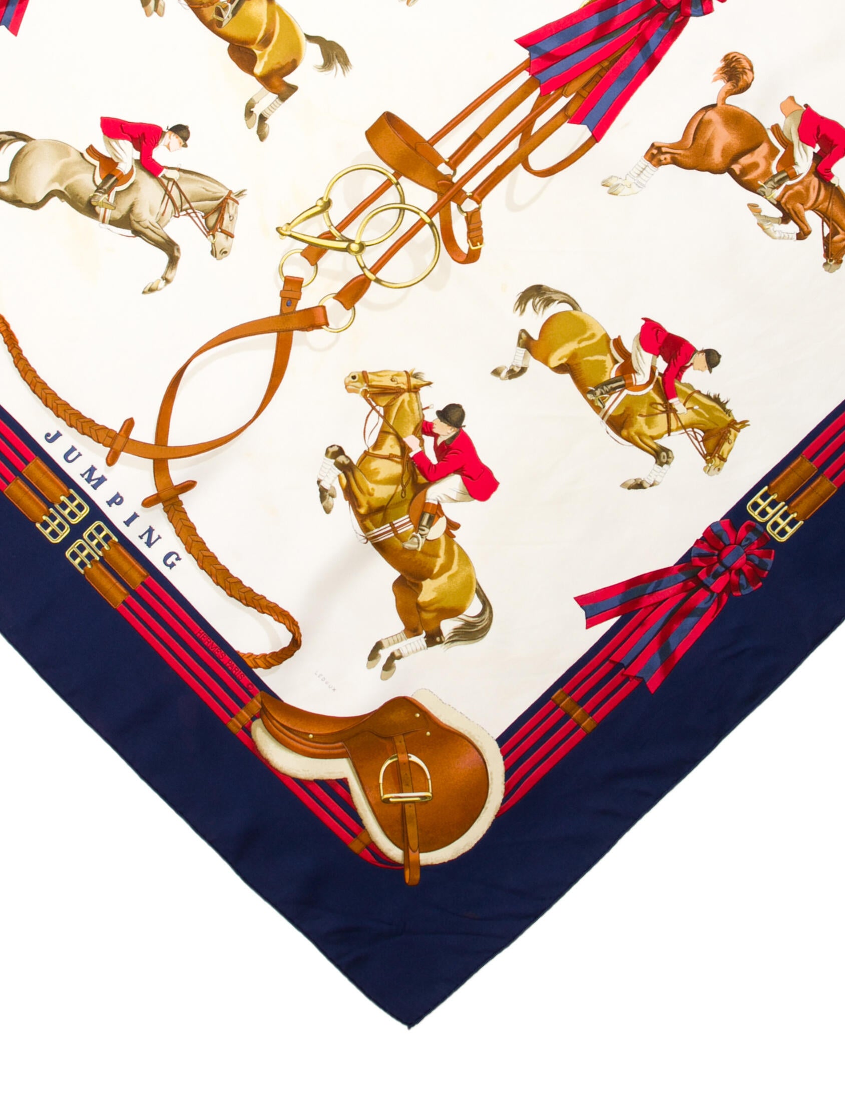 Hermès Jumping Silk Scarf