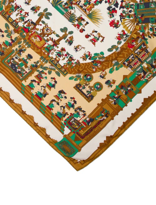 Hermès Astres et Soleils Silk Scarf