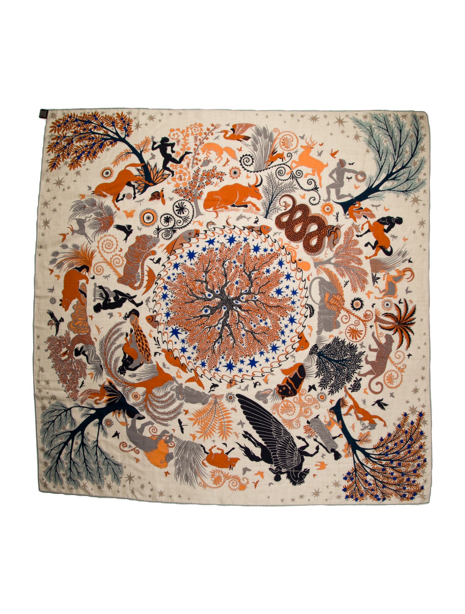 Hermès Sous Le Charme D'Orphee Cashmere Shawl