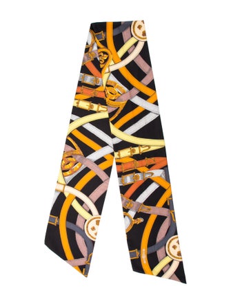 Hermès Cavalcadour Maxi Silk Twilly Scarf
